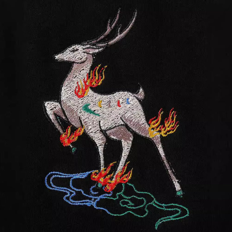 URA-MIYABI 3 Qilin Noir Sweatshirt
